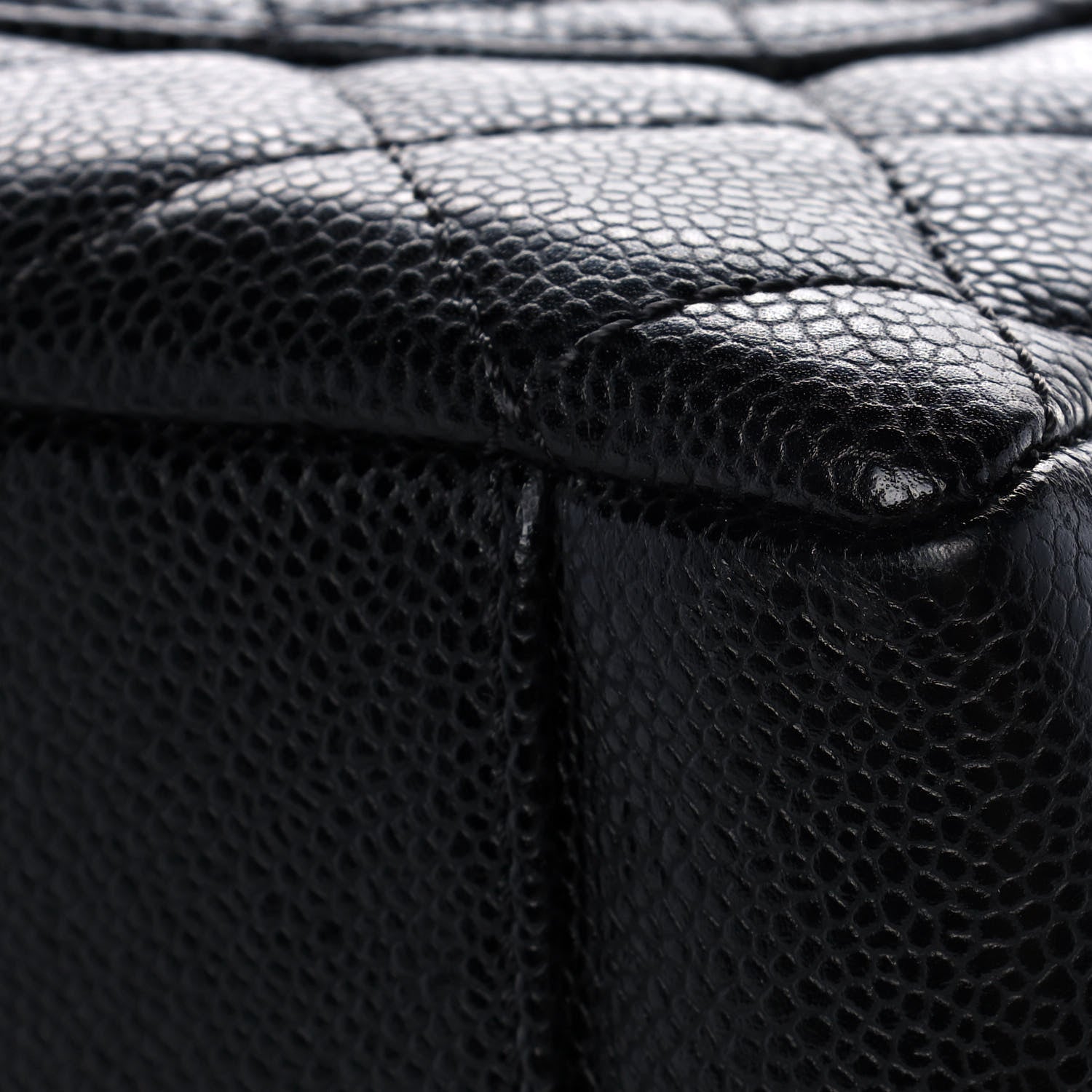 Chanel Caviar Quilted Grand Shopping Tote GST Black 14 of 15