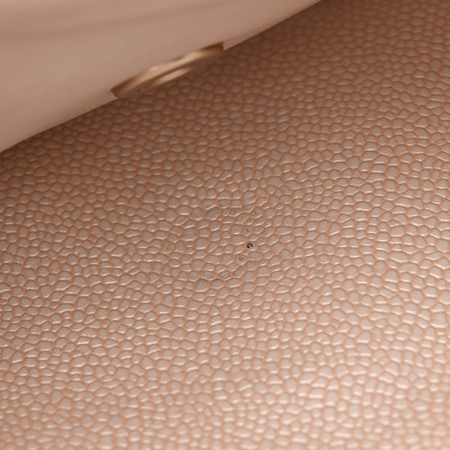 Chanel Iridescent Caviar Quilted Jumbo Double Flap Beige 15 of 21