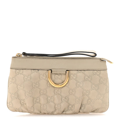 Gucci Guccissima D Gold Wristlet Off White 1 of 7