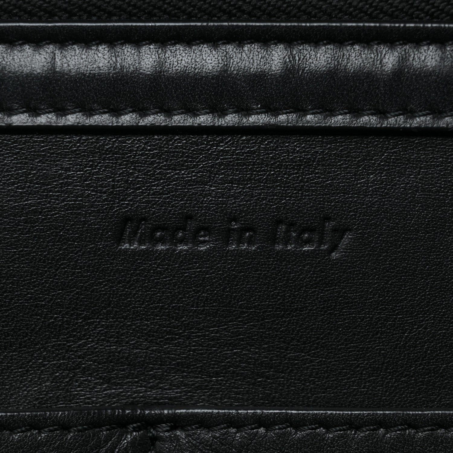 Celine Supple Natural Calfskin Medium Tri-Fold Bag Black 6 of 12