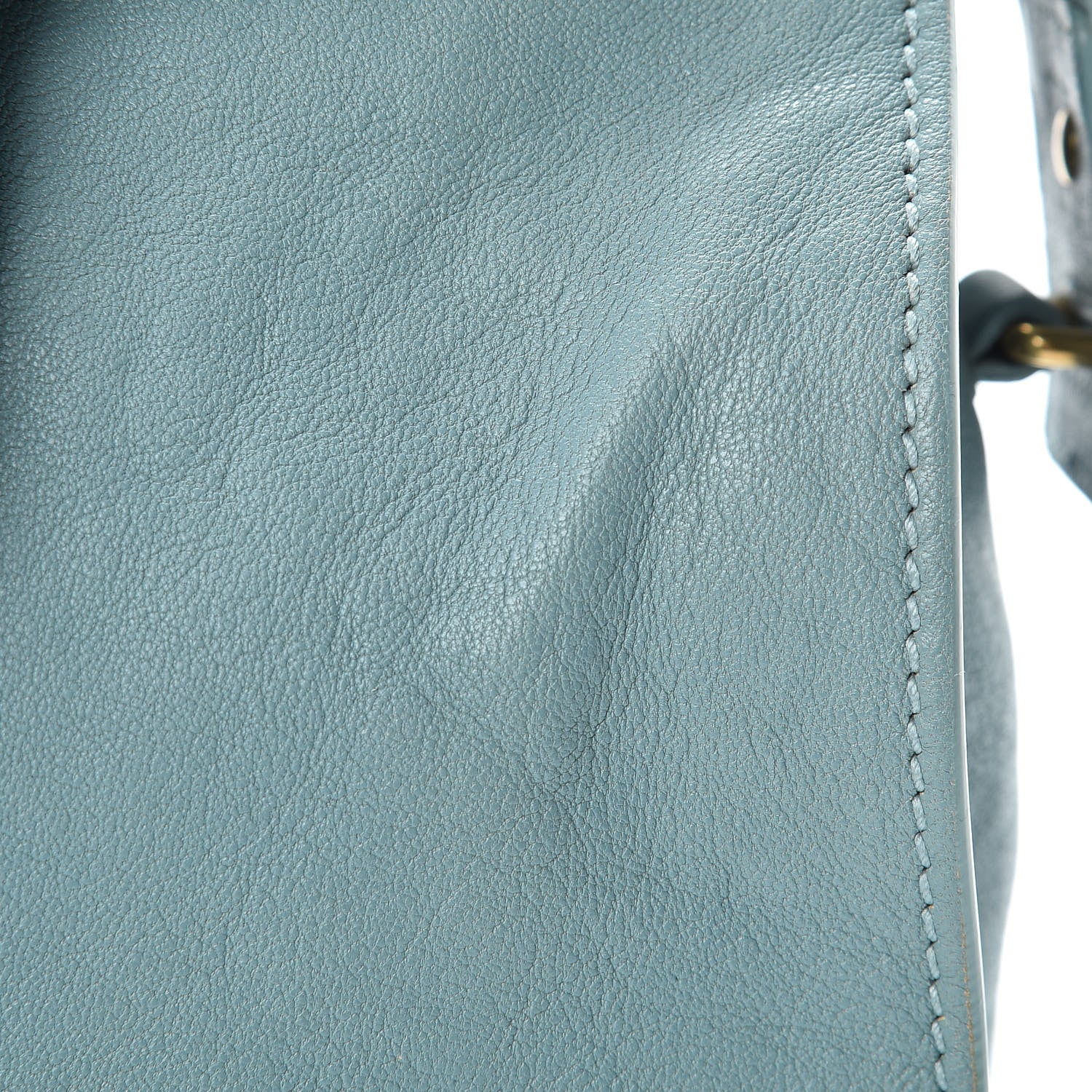 Saint Laurent Sheepskin Small Cabas ChYc Blue Glacier 21 of 22
