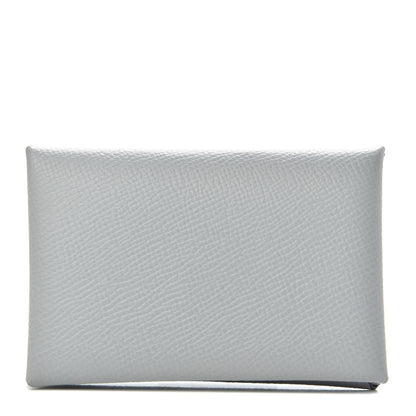 Hermes Epsom Verso Calvi Card Case Bleu Glacier Bleu Brighton 1 of 7