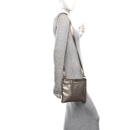 Gucci Imprime Monogram Small Flat Messenger Bag Mauve 2 of 10