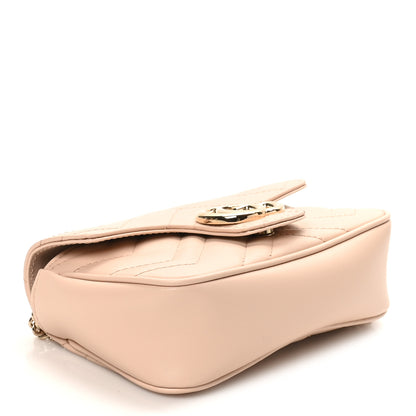 Gucci Calfskin Matelasse Super Mini GG Marmont Shoulder Bag Beige 4 of 10