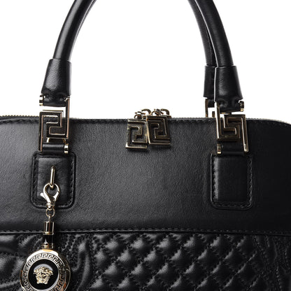 Versace Nappa Barocco Quilted Altea Vanitas Lady Athena Black 11 of 11