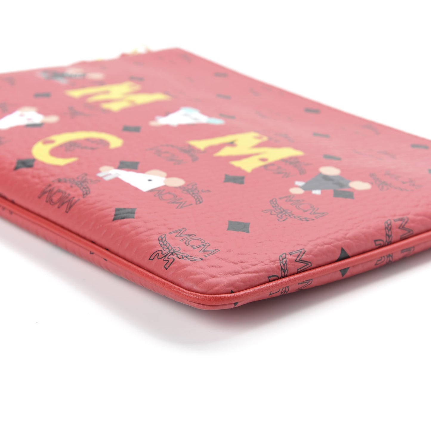 Visetos Year Of The Mouse Wristlet Zip Pouch Viva Red