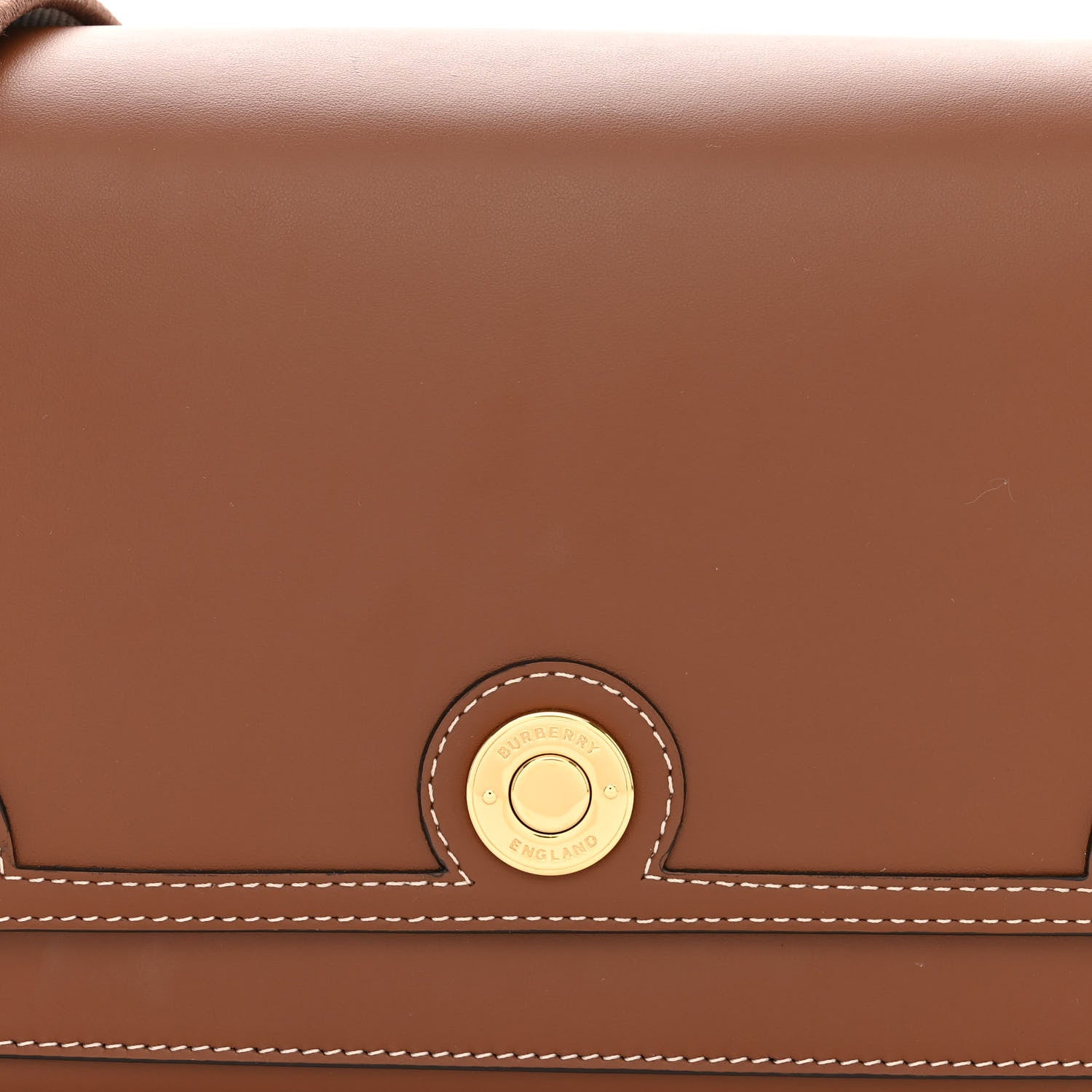 Burberry Calfskin Note Crossbody Bag Tan 8 of 11