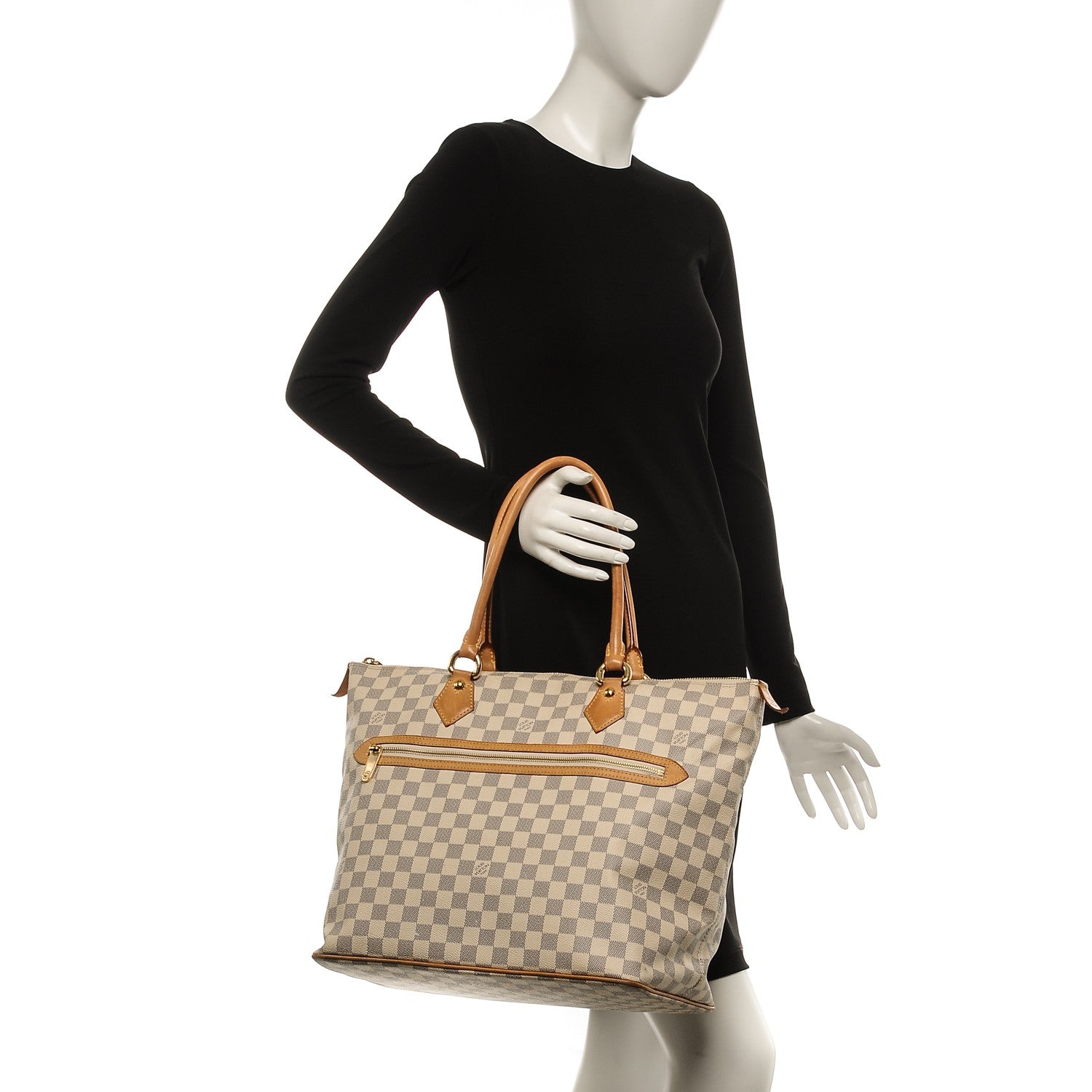 Louis Vuitton Damier Azur Saleya GM 2 of 7