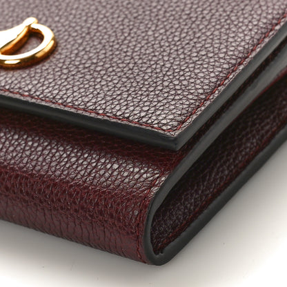 Gucci Grainy Calfskin Zumi Continental Wallet Vintage Bordeaux 8 of 8