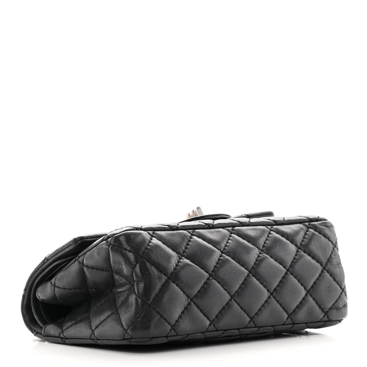 Chanel Iridescent Calfskin Quilted 2.55 Reissue 224 Flap Black 4 of 18