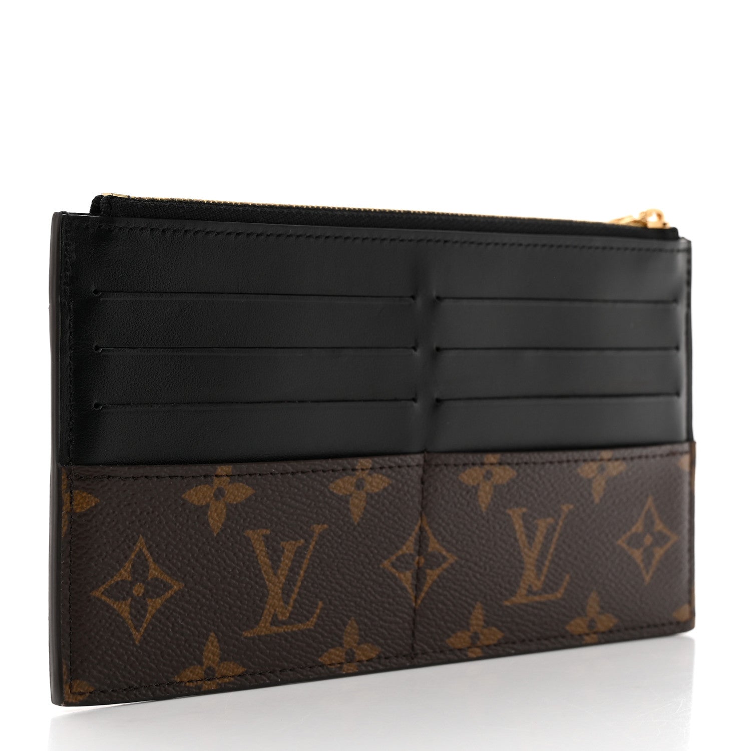 Louis Vuitton Monogram Slim Purse Black 3 of 8