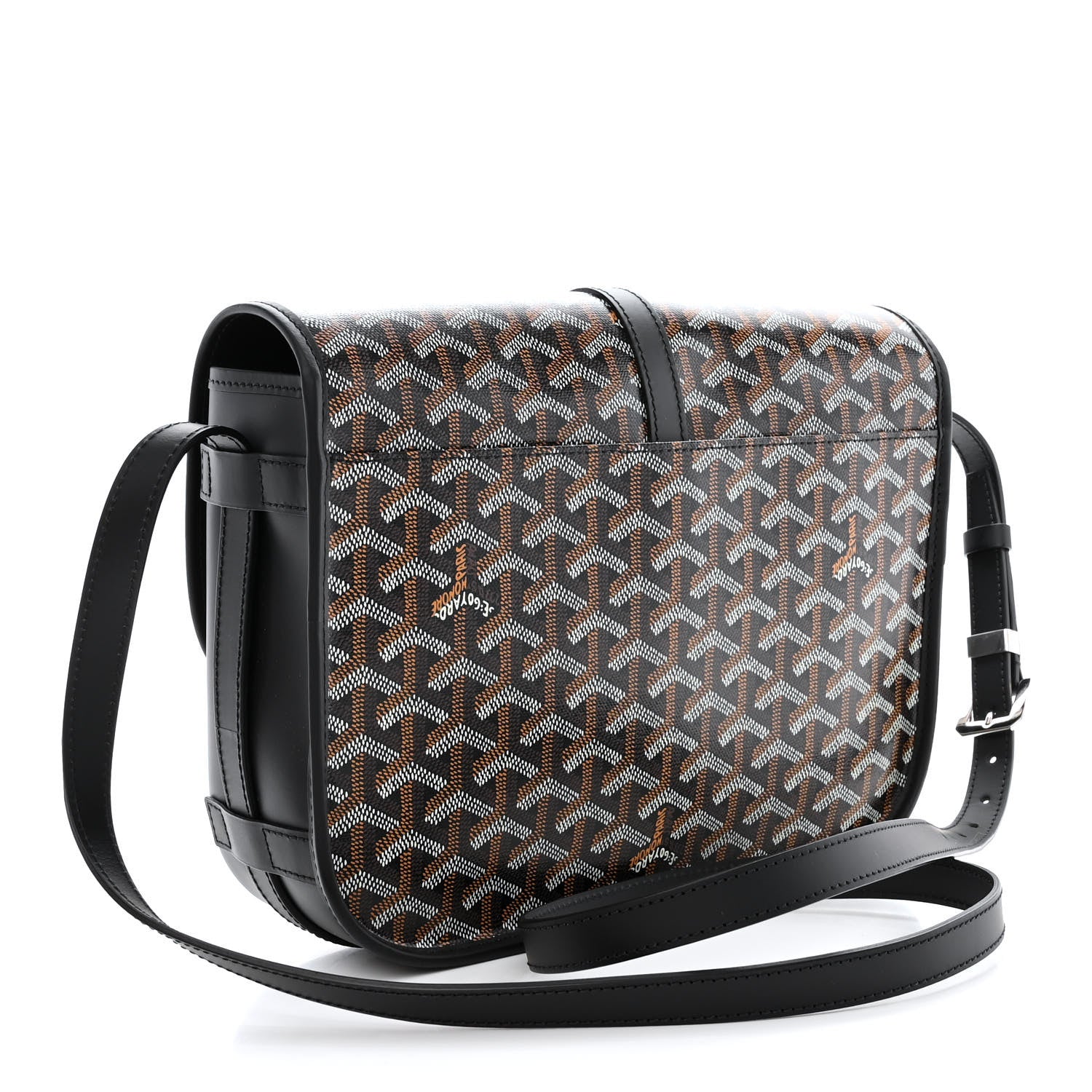 Goyard Goyardine Belvedere II MM Messenger Bag Black 3 of 10