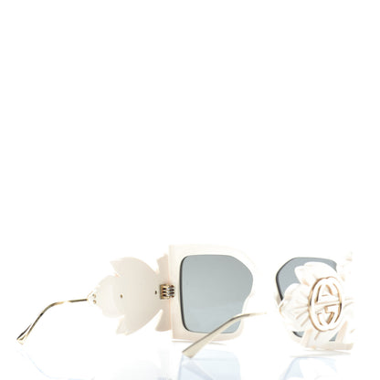 Gucci Acetate Square Frame Wing Sunglasses GG0535S Ivory 4 of 6