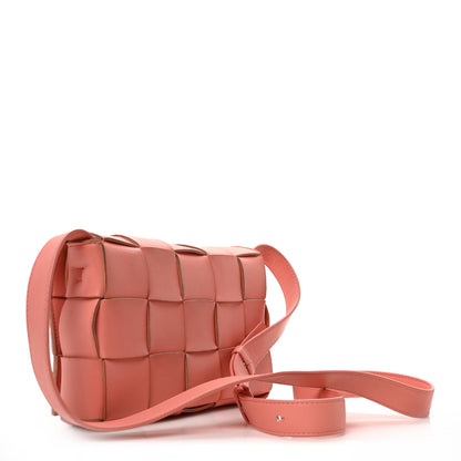 Bottega Veneta Lambskin Maxi Intrecciato Cassette Crossbody Bag Tangerine 3 of 10