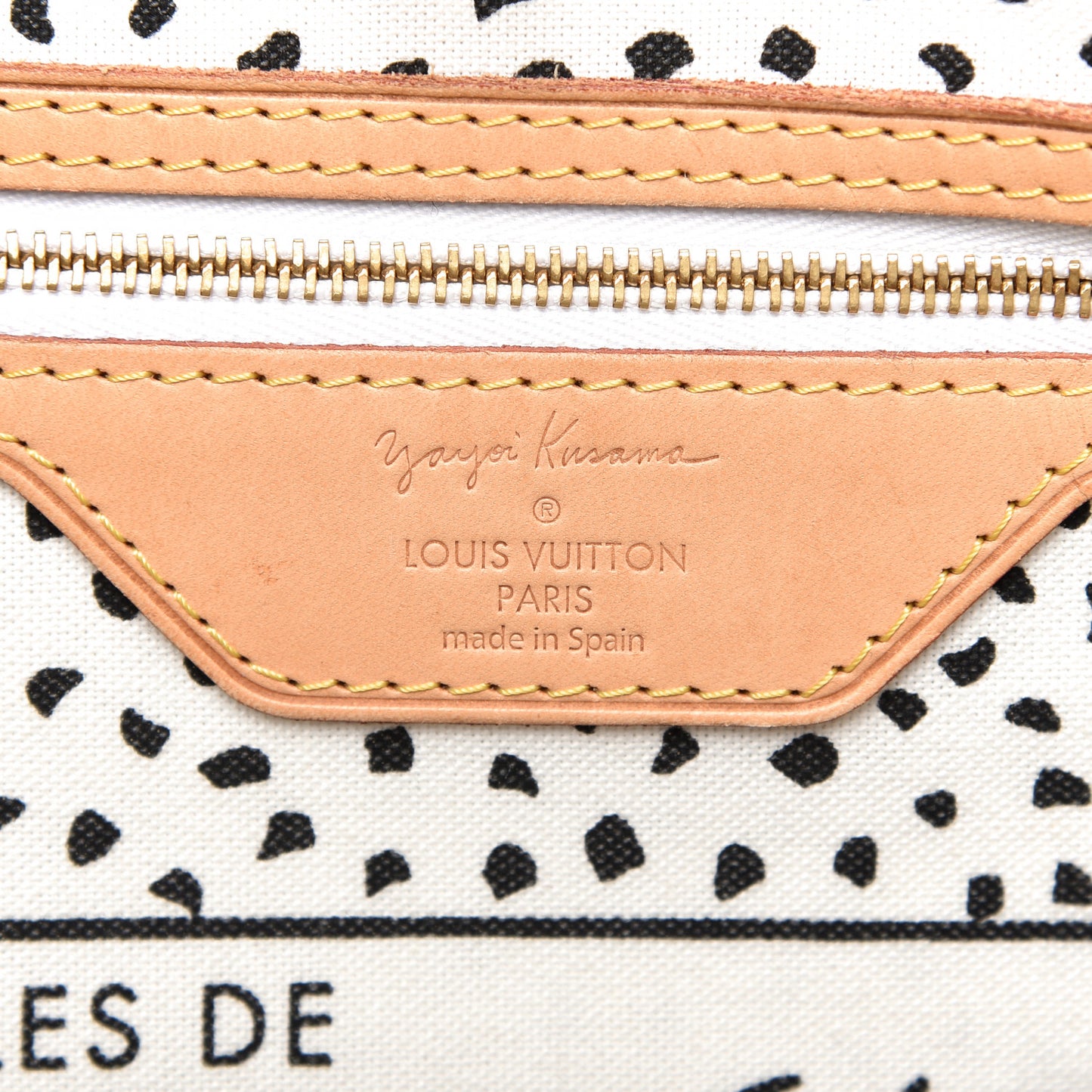 Monogram Kusama Waves Neverfull MM White