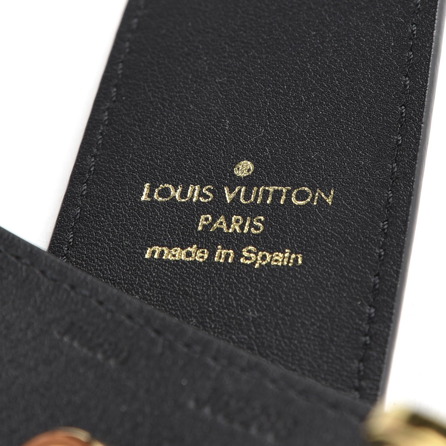 Louis Vuitton Monogram Bandouliere Shoulder Strap Black 3 of 6