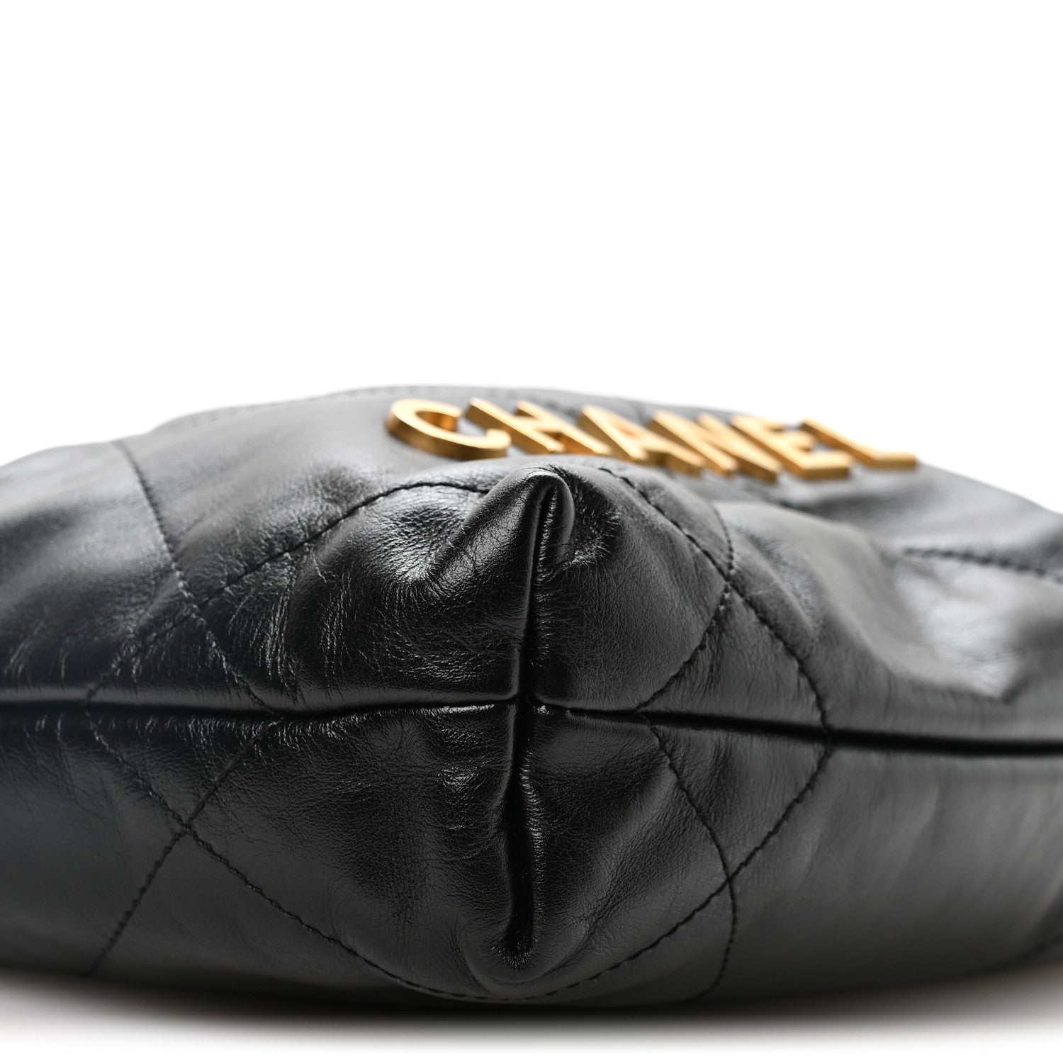 Chanel Shiny Calfskin Quilted Mini Chanel 22 Black 9 of 11