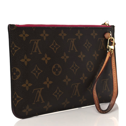 Louis Vuitton Monogram Neverfull MM GM Pochette Pivoine 3 of 11