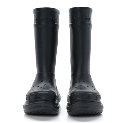 Balenciaga X CROCS Rubber Womens Rain Boots 37 Black 2 of 8
