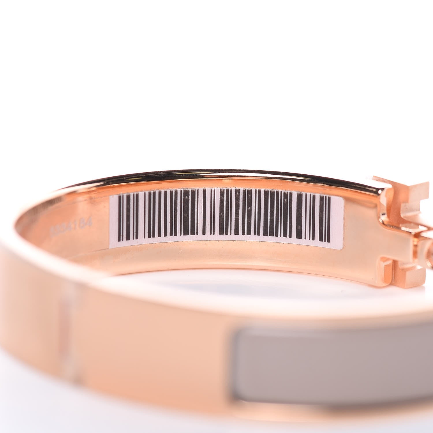Hermes Enamel Narrow Clic Clac H Bracelet PM Marron Glace 5 of 6