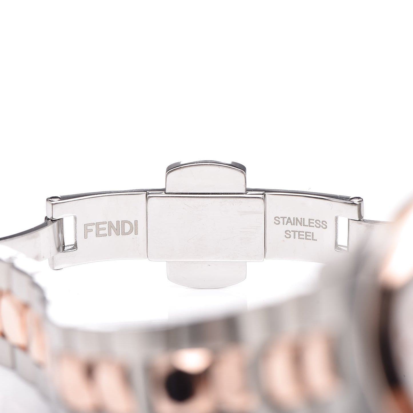 Stainless Steel Mother of Pearl Topaz Spinel 33mm Ishine Rotating Gem Two Tone Quartz Watch