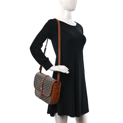 Goyard Goyardine Belvedere II MM Messenger Bag Black Gold 2 of 9