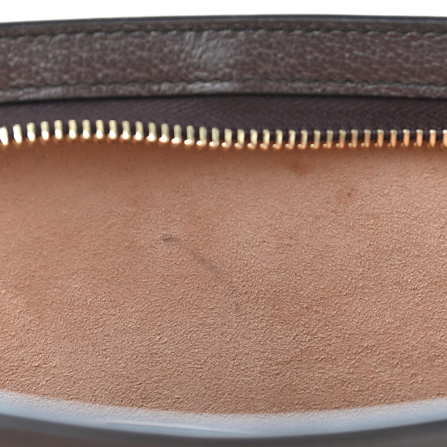 Gucci GG Supreme Monogram Web Ophidia Pouch Brown 8 of 9