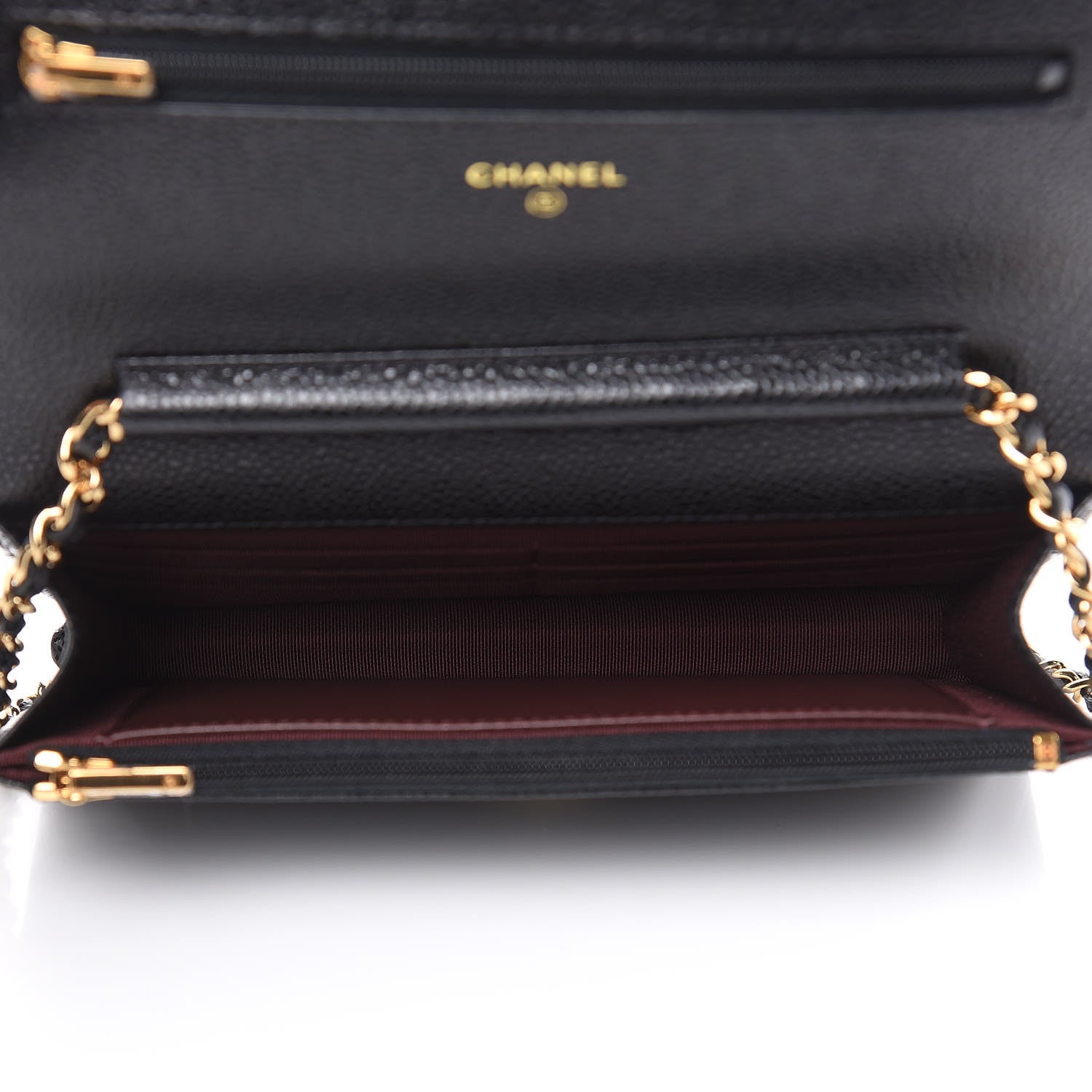 Chanel Caviar Quilted Wallet On Chain WOC Black 5 of 11