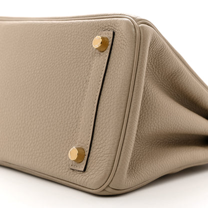 Hermes Togo Birkin 25 Gris Tourterelle 9 of 11