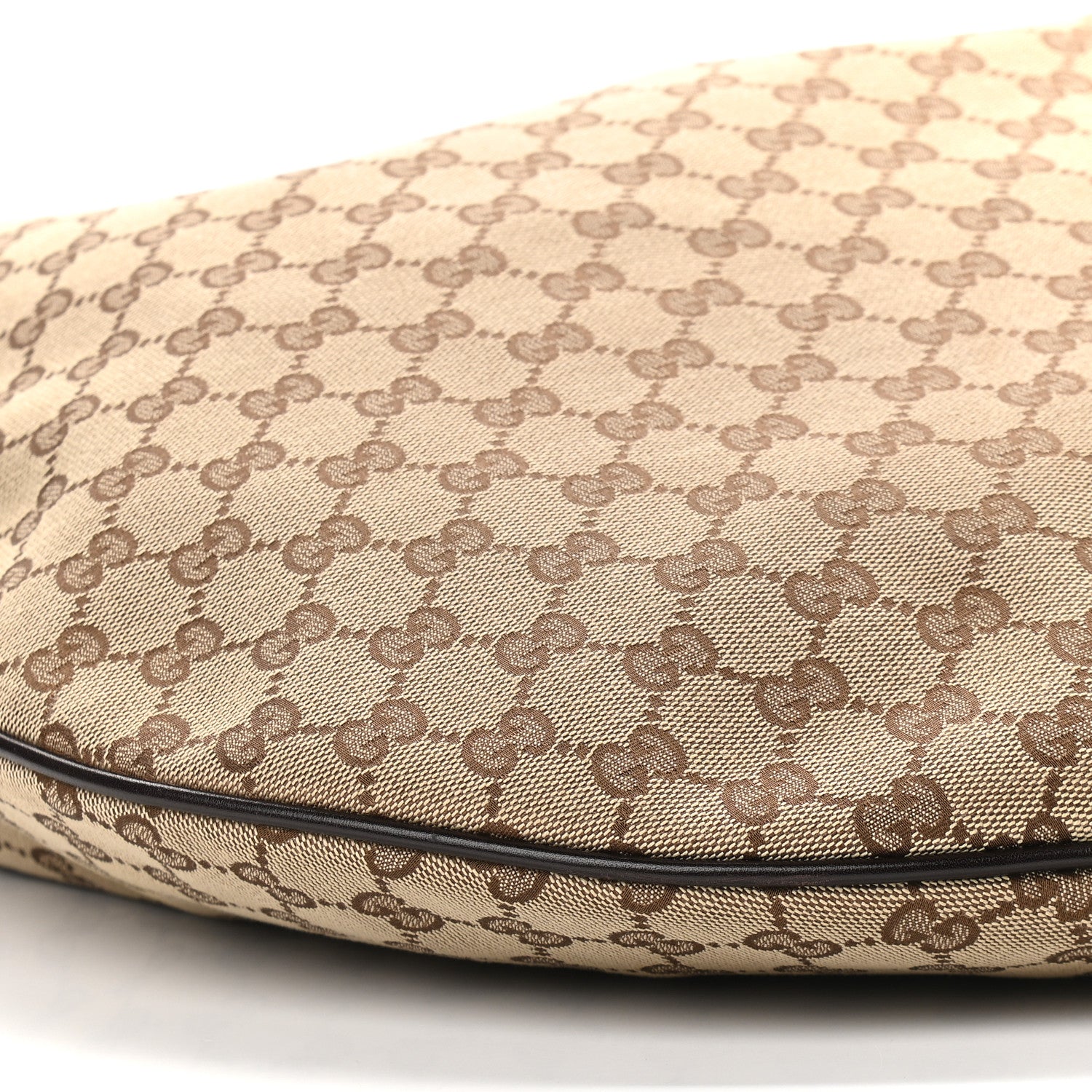 Gucci Monogram Large Wave Hobo Dark Brown 8 of 9