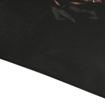 Givenchy Textured Coated Canvas Rottweiler Print Medium Cosmetic Pouch Black 8 of 8