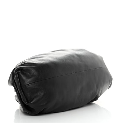 Bottega Veneta Smooth Butter Calf The Pouch Oversized Clutch Black 4 of 8