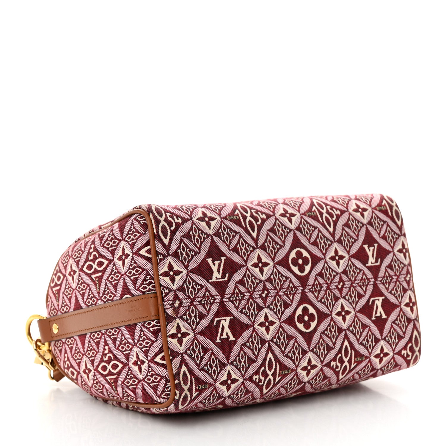 Louis Vuitton Jacquard Since 1854 Speedy Bandouliere 25 Bordeaux 4 of 13
