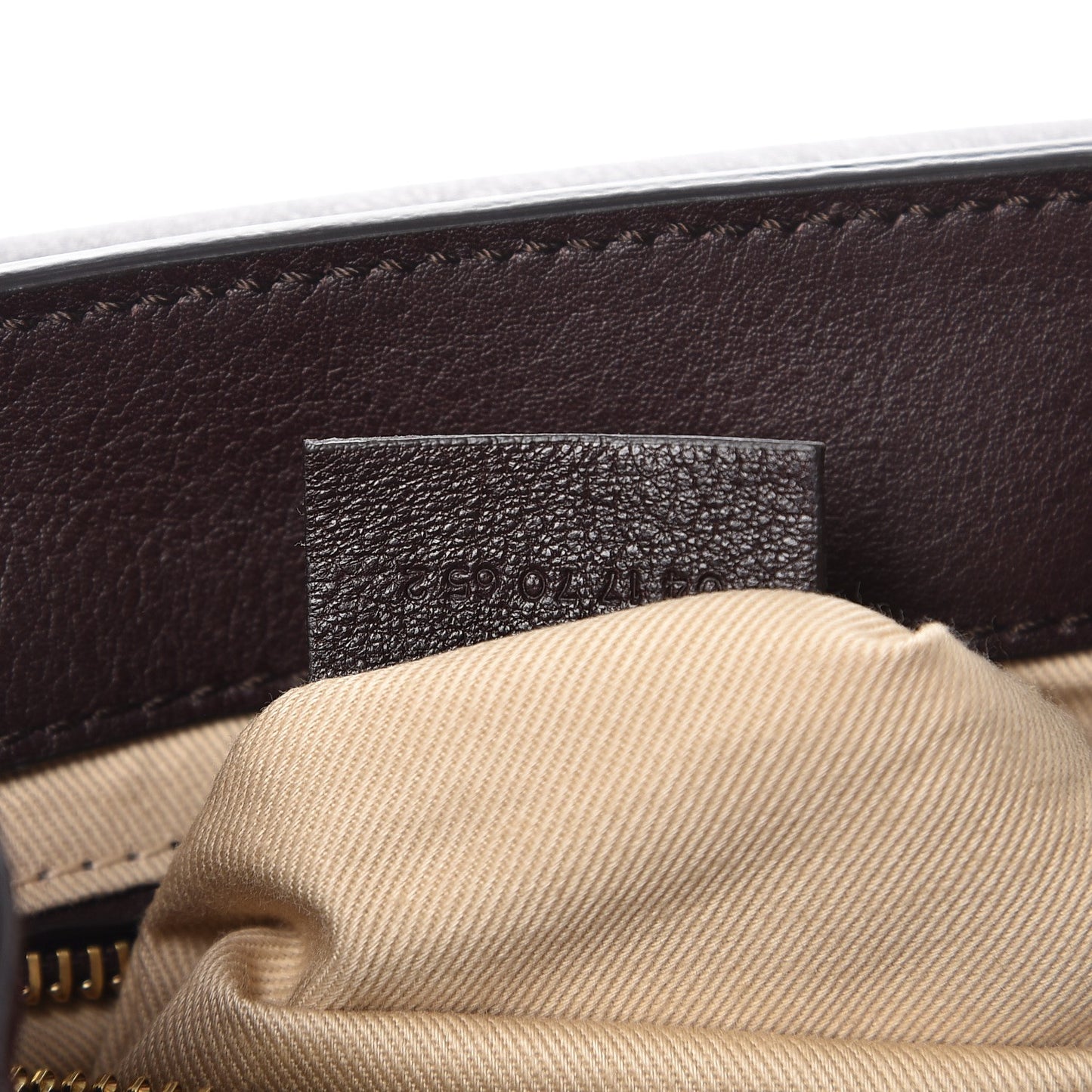 Suede Calfskin Small Faye Backpack Carbon Brown
