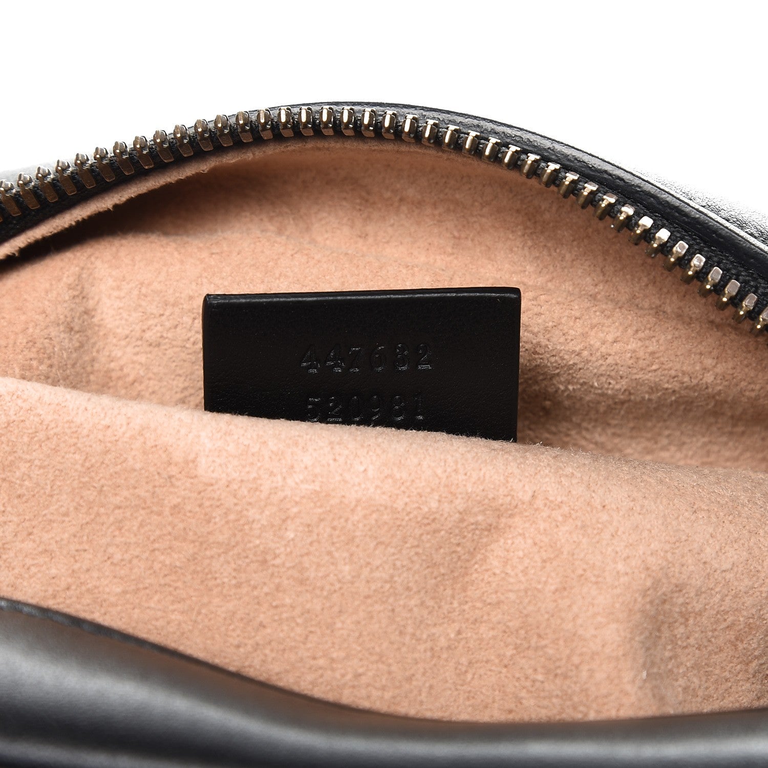 Gucci Calfskin Matelasse Small GG Marmont Chain Shoulder Bag Black 7 of 8