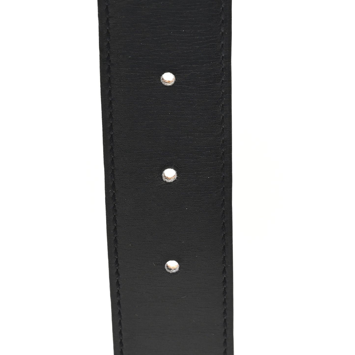 Box Courchevel 24mm Constance H Belt  70 28 Black Gold