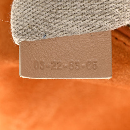 Chloe Suede Calfskin Braided Medium Marcie Double Carry Henna Orange 7 of 12