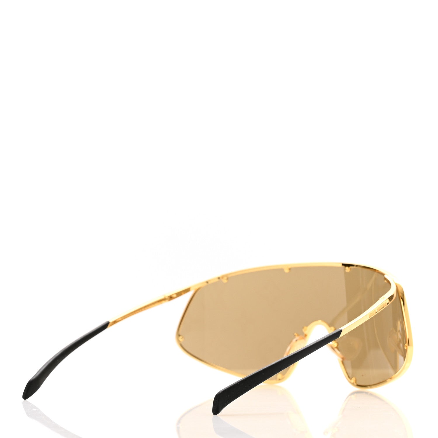 Louis Vuitton Metal LV Golden Mask Sunglasses Gold 4 of 7
