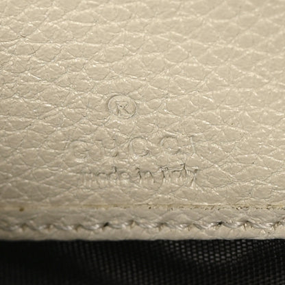 Gucci Calfskin Logo Zip Around Wallet White 6 of 6