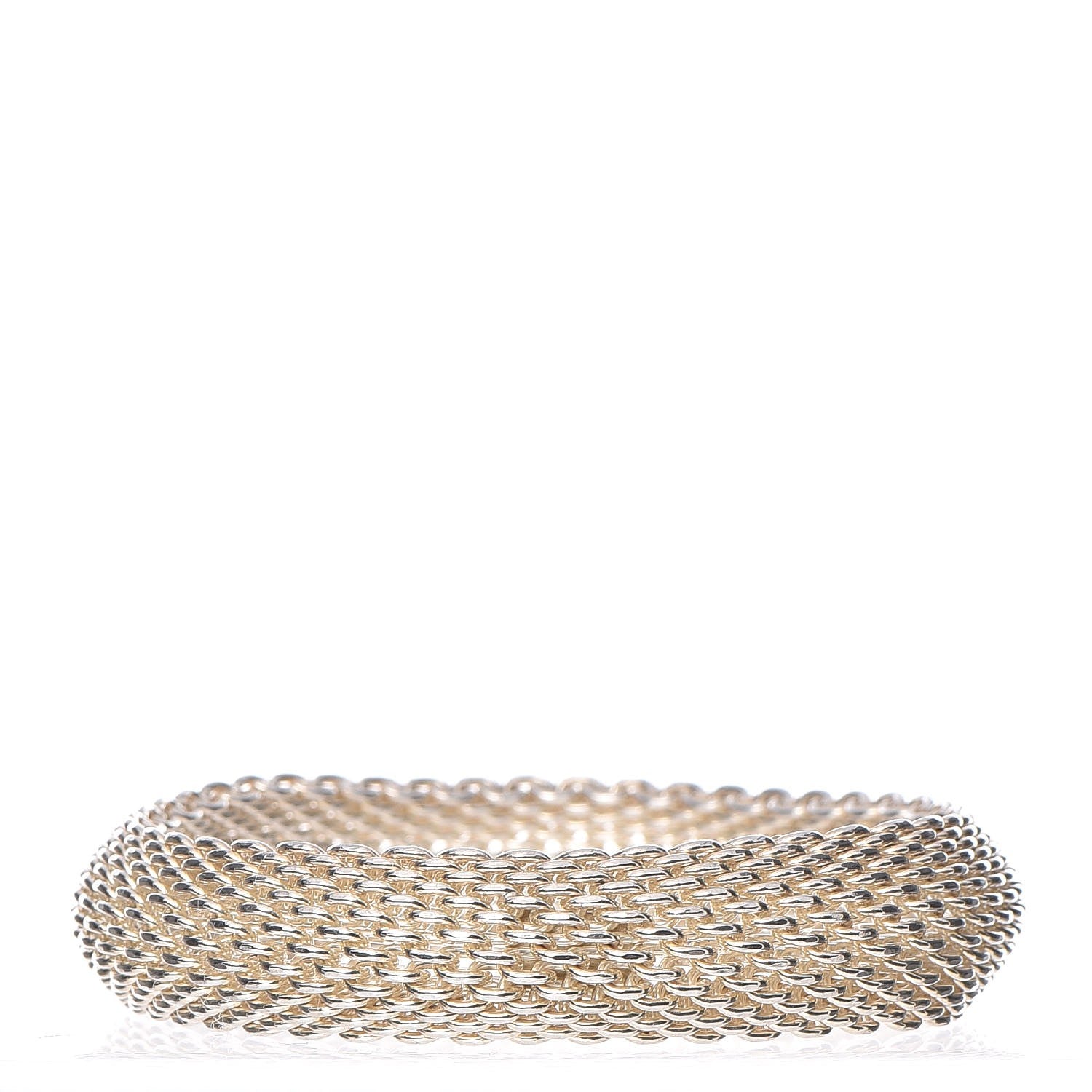 Tiffany Sterling Silver Somerset Mesh Bracelet 1 of 5