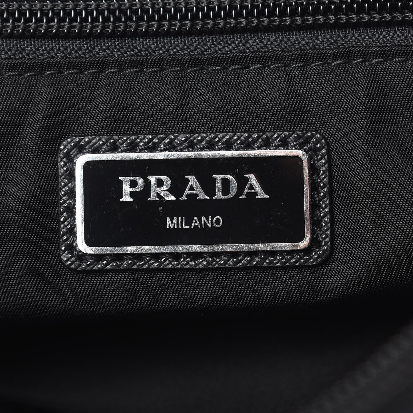 Tessuto Nylon Montagna Messenger Bag Black