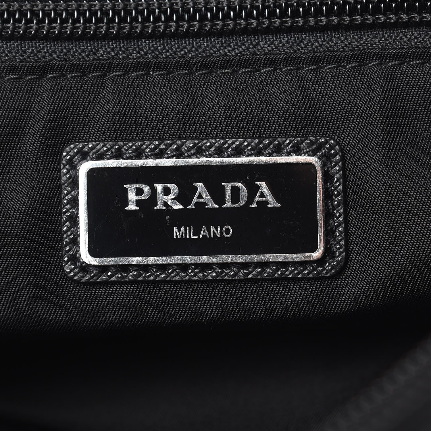 Prada Tessuto Nylon Montagna Messenger Bag Black 6 of 7