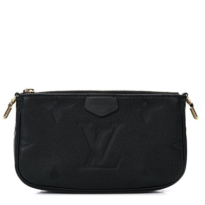 Louis Vuitton Empreinte Monogram Giant Multi Pochette Accessories Mini Pochette Black 1 of 9