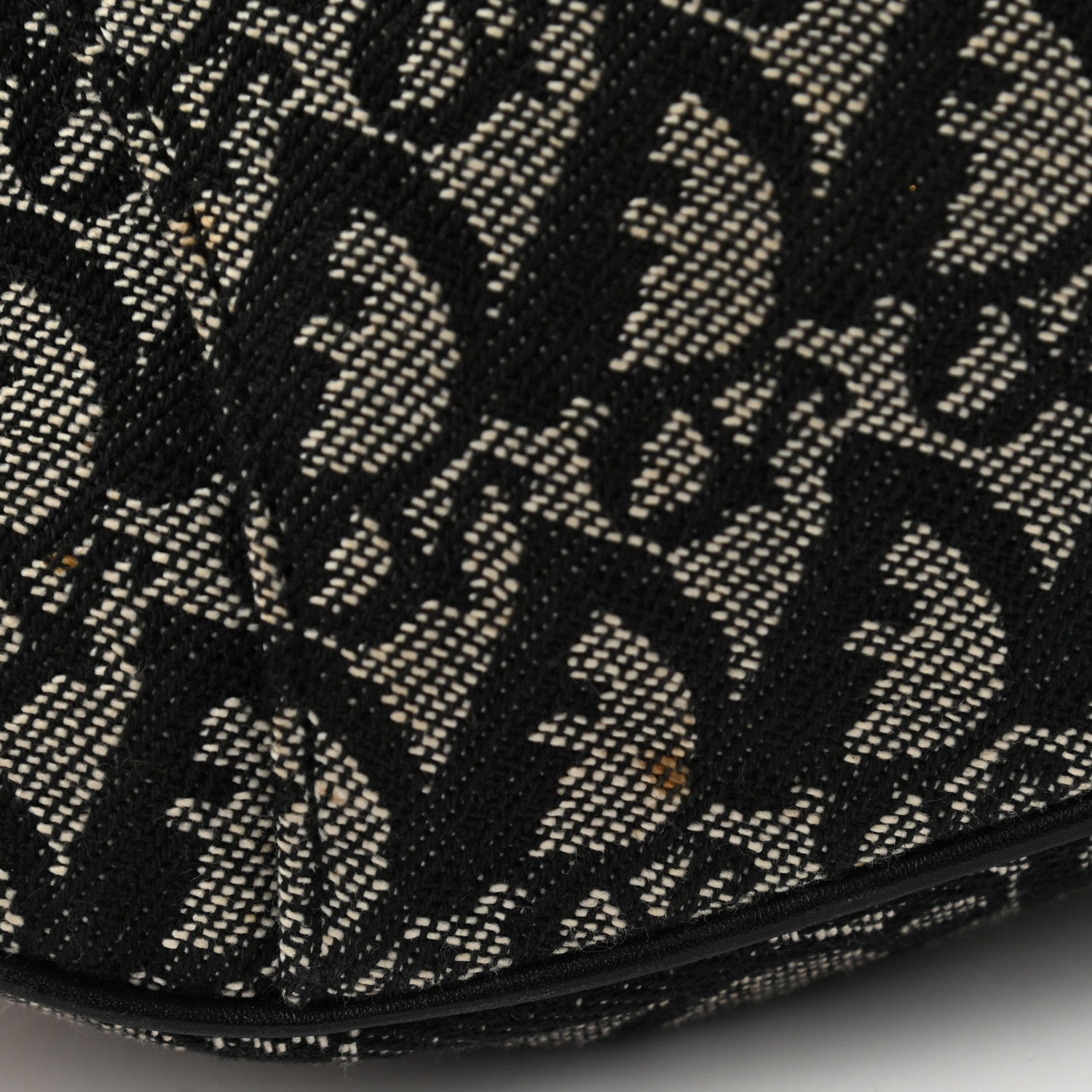Christian Dior Monogram Mini Saddle Pochette Black 11 of 12