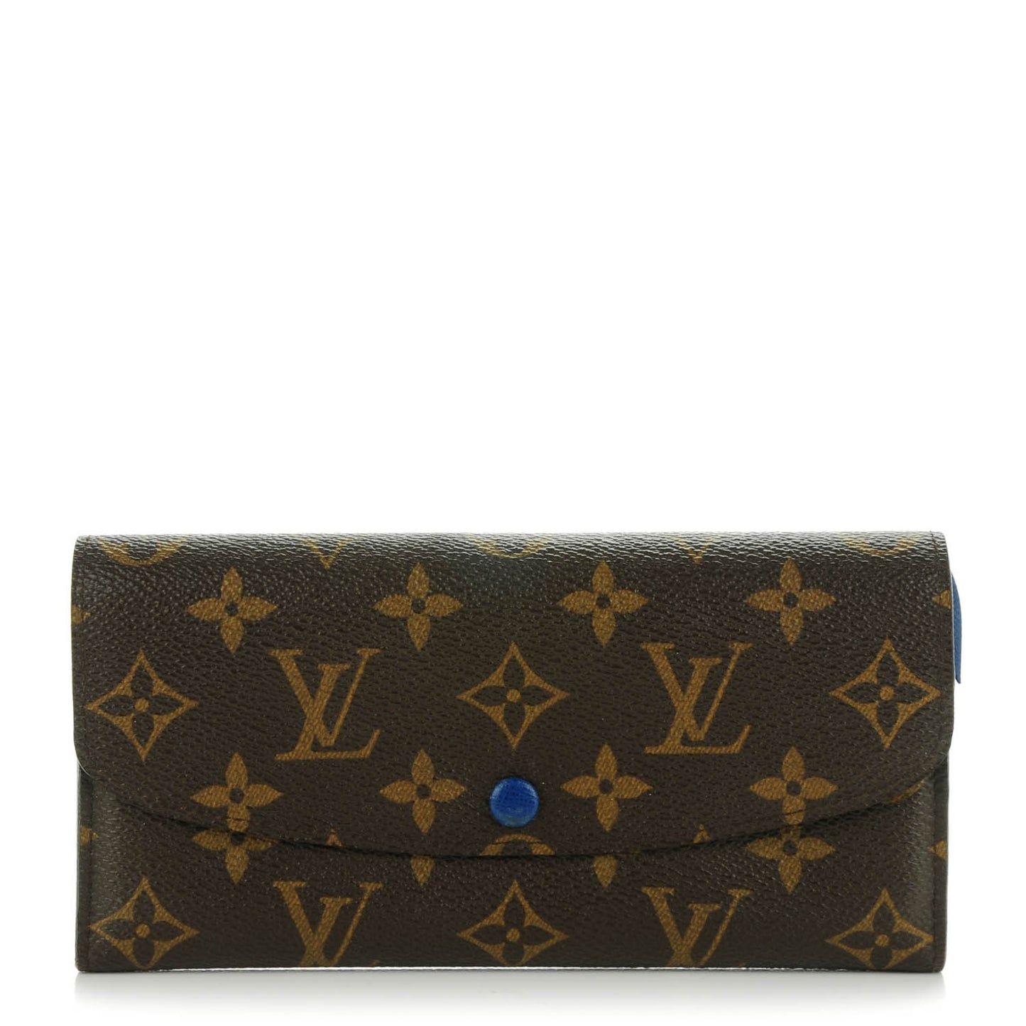 Monogram Emilie Wallet Blue