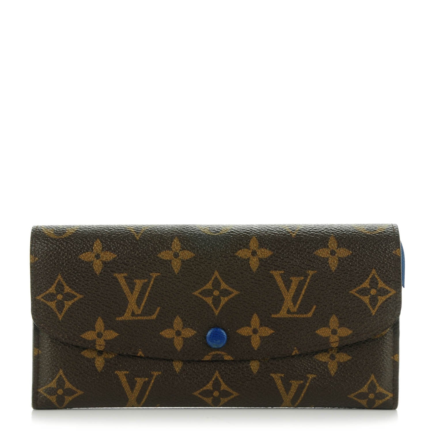 Louis Vuitton Monogram Emilie Wallet Blue 1 of 7