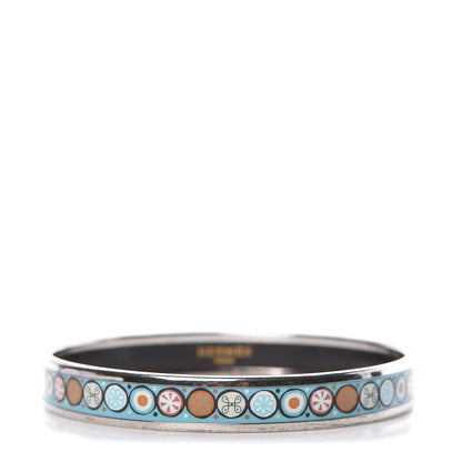 Hermes Enamel Narrow Printed Bracelet 70 1 of 7