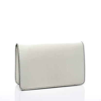 Christian Dior Smooth Calfskin Dio(r)evolution Flap Clutch White 3 of 18