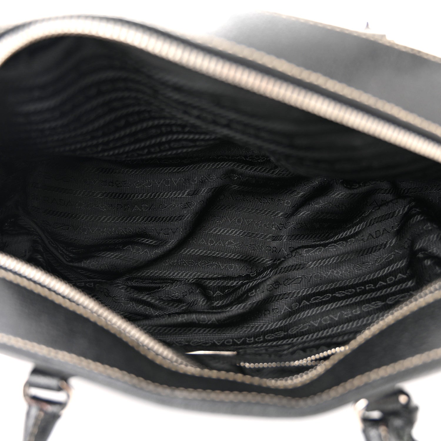 Prada Goatskin Bowling Bag Black 5 of 14