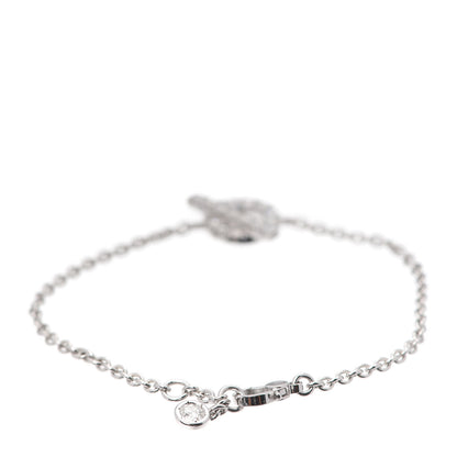 Hermes 18K White Gold Diamond Finesse Bracelet SH 3 of 6